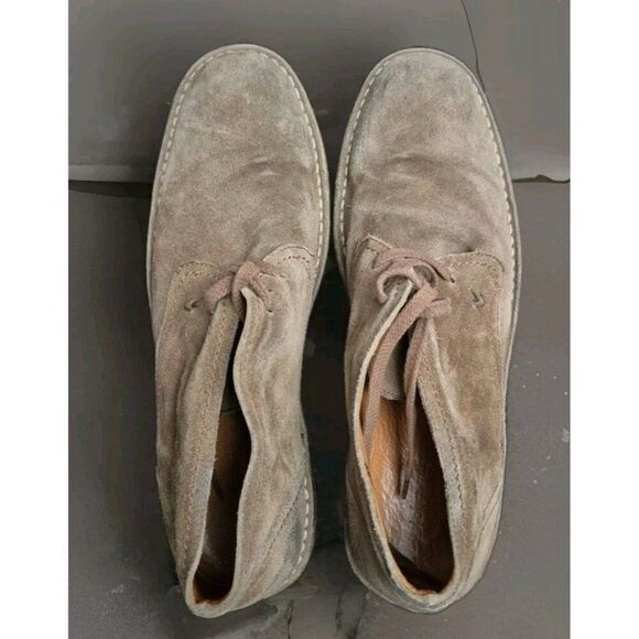 John Varvatos Suede Leather  Chukka Boots Shoes Tan Brown Men\'s Size 13 main image 7